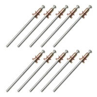 Windscreen Moulding Clip & Reveal Molding Stud Replacement Rivet - Pack of 10