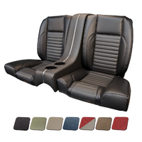 1964-65 Mustang Coupe Standard Sport II Rear Upholstery Set w/ Sport Foam (With Console)