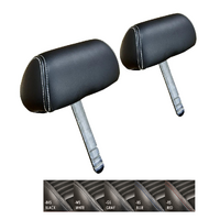 1969 Mustang Headrest Cover for TMI Sport-R Seats (1 Pair)