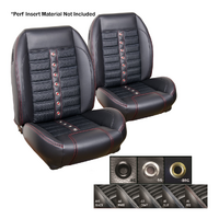 1964-67 Mustang Convertible Sport X Upholstery Set w/ Low Back Bucket Seats (Full Set)