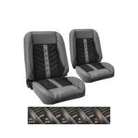 1968-69 Mustang/1968-77 Bronco Sport-VXR Upholstery Set w/ Low Back Front Bucket Seats (Front Only) 