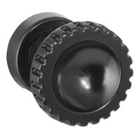 Black Front & Rear Metal Knob Set (Pair)
