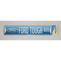 Metal Tin Sign- 24" x 5" - Ford Tough