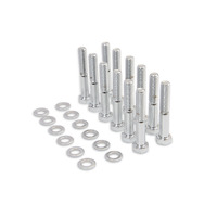 1962 - 2001 Ford Intake Manifold Bolt Kit - Chrome 221 260 289 302 351 Windsor