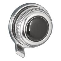 Chrome W/Black Dot Front & Chrome Rear Metal Knob Set (Pair)