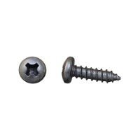 #6 X 1/2" Pan Head Self Tapping Screw - Black Zinc