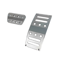 2005 - 2014 & 2015 - 2023 Mustang Billet Aluminum Pedal Covers - Automatic (2pc)