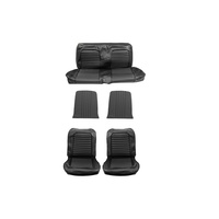 1964 - 1965 Mustang Convertible Full Set Upholstery (Standard) Black