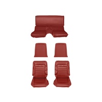 1965 - 1966 Mustang Pony Upholstery (Bright Red)
