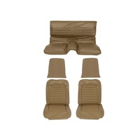 1965 Mustang Full Set Fastback Upholstery (Standard, Palomino)