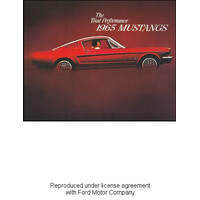 1965 Mustang Sales Brochure