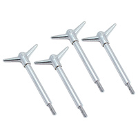 Valve Cover Hold Downs Y-Wing bolts 3-1/2 Inch - Set of 4