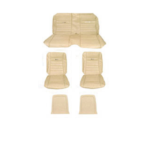 1966 Mustang Coupe Full Set Pony Upholstery (Parchment)
