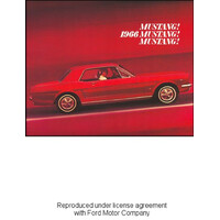 1966 Mustang Sales Brochure