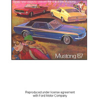 1967 Mustang Sales Brochure
