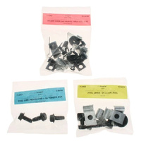 1967 Mustang Convertible V8 2 Pc Line Brake & Fuel Line Clip Kit
