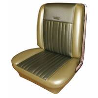 1966 - 1967 Falcon Futura Seat Upholstery Front & Rear 2 Door with Bucket Seats - Black