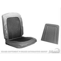 1968 Mustang Fastback Deluxe Upholstery (Black with Comfortweave)