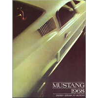 1968 Mustang Sales Brochure
