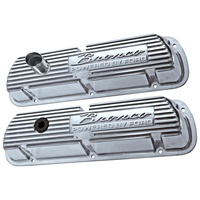 Finned Aluminium Valve Covers Bronco Powered By Ford Polished