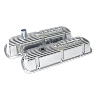 Finned Aluminium Valve Covers Falcon Powered By Ford Polished