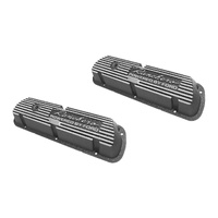 Finned Aluminium Valve Covers Ranchero Powered By Ford Polished
