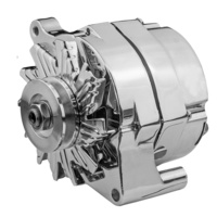 Ford Alternator Chrome Internal Regulator 140 amp 1 Wire