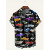 Muscle Car Shirt - Mustang Camaro Chevelle Corvette Challenger GTO - XXL Large