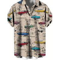 Route 66 Shirt - Mustang Chevrolet Challenger GTO - XXXL Large