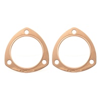 MR Gasket Exhaust Collector Manifold Gasket Copper Seal Pair - 3"