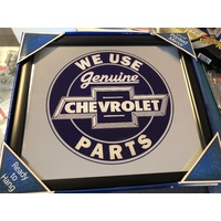 Printed We Use Genuine Chevrolet Parts Mirror