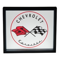 Printed Corvette Emblem Mirror