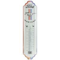 Ford Mustang - Horse & Stripes Logo Wall Thermometer