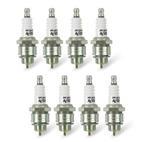 Accel Ignitions Shorty Header Spark Plug Resistor Heat Range 7 Set of 8