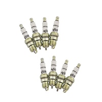 Accel Spark Plug Set Shorty Header Plugs 14mm Thread .46" Reach Set of 8