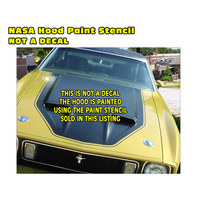 1971-73 Mustang Mach 1 / Nasa (Naca) Hood Paint Stencil