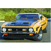 1971 Ford Mustang Boss 351 Hood Stencil Kit