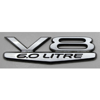 Holden 6.0 Litre V8 Emblem Chrome