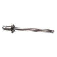 VIN Plate Rosette Rivet - Stainless Steel - Single