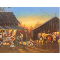 Metal Tin Sign - 12" x 15" - Saturday Night Special - Dave Barnhouse - Hotrod