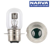NARVA T28 12V 50/40W P22D Asymmetrical Headlamp Globe