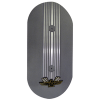 Thunderbird Oval Air Cleaner Assembly Black Finned Single 4 Barrel inc Emblem
