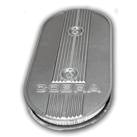 Shelby Oval Air Cleaner Assembly COBRA Finned Single 4 Barrel