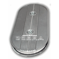Shelby Oval Air Cleaner Assembly COBRA Finned 2 x 4 Dual Quad