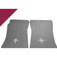 1964 - 1973 Mustang Coupe/Fastback Custom Full-Size Carpet Floor Mats (Maroon)