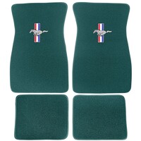 1964 - 1973 Mustang Embroidered Carpet Floor Mats