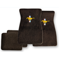 1964 - 1973 Mustang Floor Mats with Gold Mustang Logo