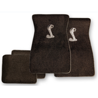 1964 - 1973 Mustang Floor Mats with Tiffany Cobra Snake