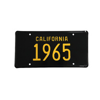 1965 California Novelty Licence Plate