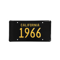 1966 California Novelty Licence Plate